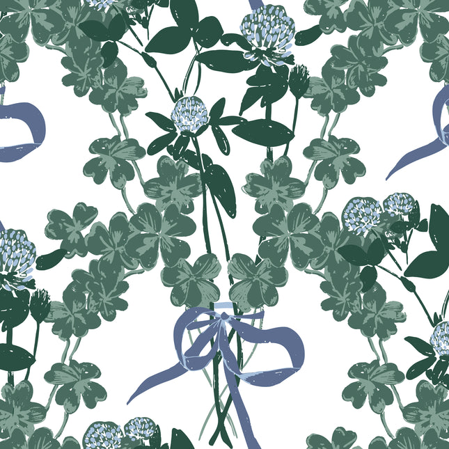 Mia Presley Designs Garden Walk Clover Bouquet-Blue 09625-05