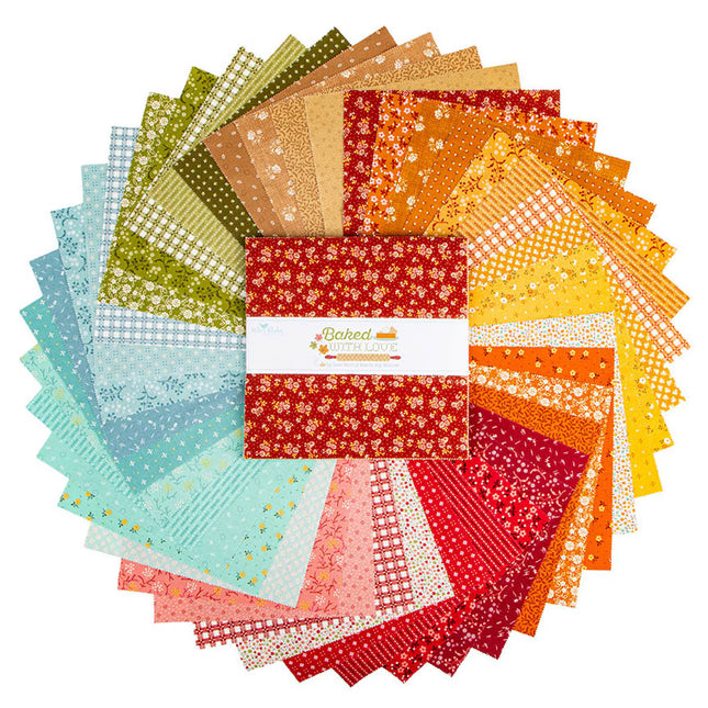 Riley Blake Lori Holt Baked With Love 10" Stacker SKU: 10-17780-42