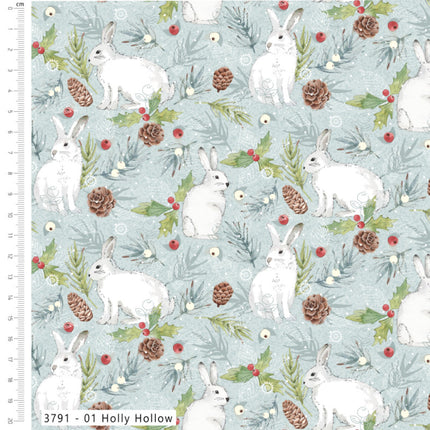 Craft Cotton Co. Yuletide Burrow Holly Hollow: 3791-01