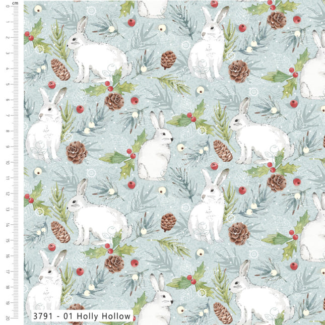 Craft Cotton Co. Yuletide Burrow Holly Hollow: 3791-01