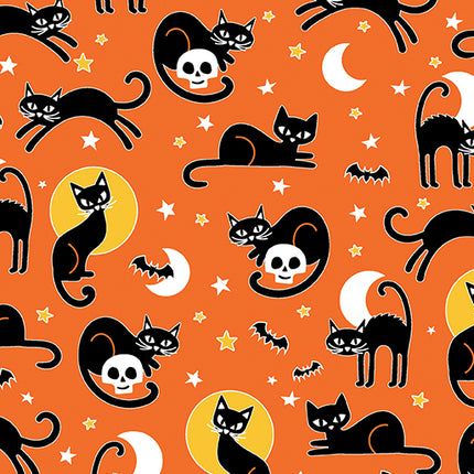 Glowing Spooky Cats Orange #: 12956G37B