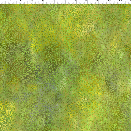 In The Beginning Fabrics Dear Clara Enchant-Lime 12DCL 1