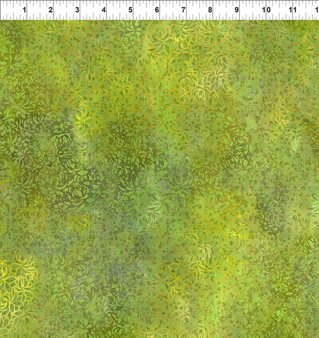 In The Beginning Fabrics Dear Clara Enchant-Lime 12DCL 1
