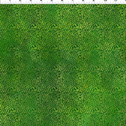In The Beginning Fabrics Dear Clara - Green Vines 13DCL-1