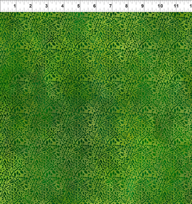 In The Beginning Fabrics Dear Clara - Green Vines 13DCL-1