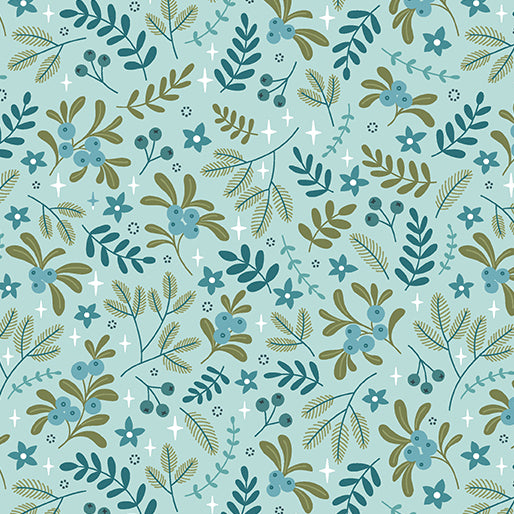 Benartex Holly & Hearth ~ Hearth Frost: 1726124B