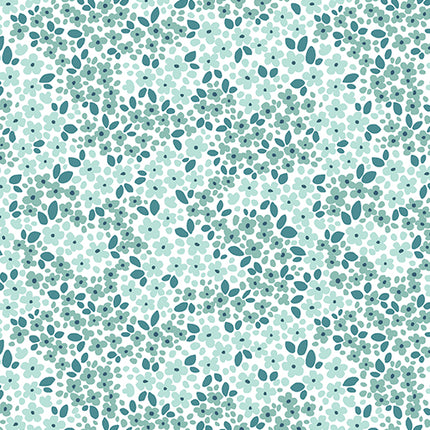 Benartex Holly & Hearth ~ Winter Jasmine Frost: 1726324B