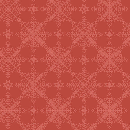 Benartex Holly & Hearth ~ Frosted Windowpanes Mulled Wine: 1726486B