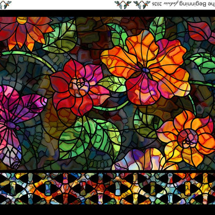 In The Beginning Fabrics Dear Clara - Black Border 1DCL