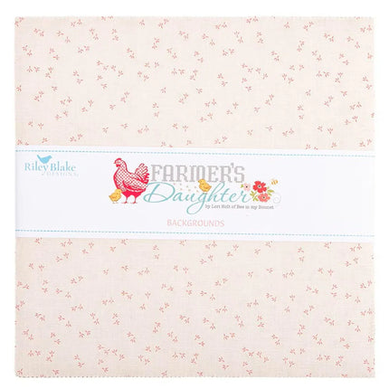 Riley Blake Farmer's Daughter Backgrounds 10" Stacker 42 PCS ~ 10-17160B-42