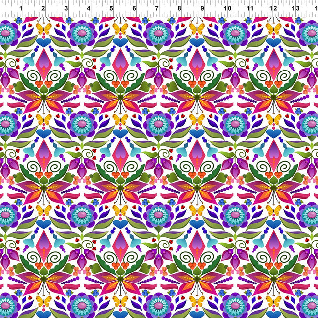 In The Beginning Sewposium 2026 Gypsy - Floral White Multi 264SEW-1