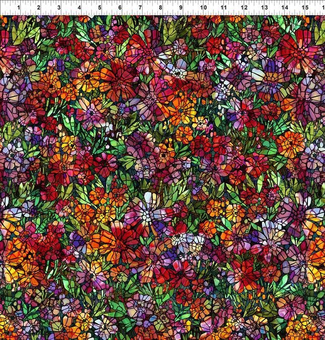 In The Beginning Fabrics Dear Clara - Multi Garden 3DCL-1