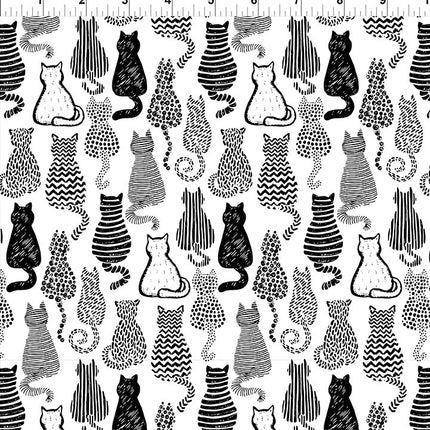 In The Beginning Sketchbook: 3SK-1 Cats White
