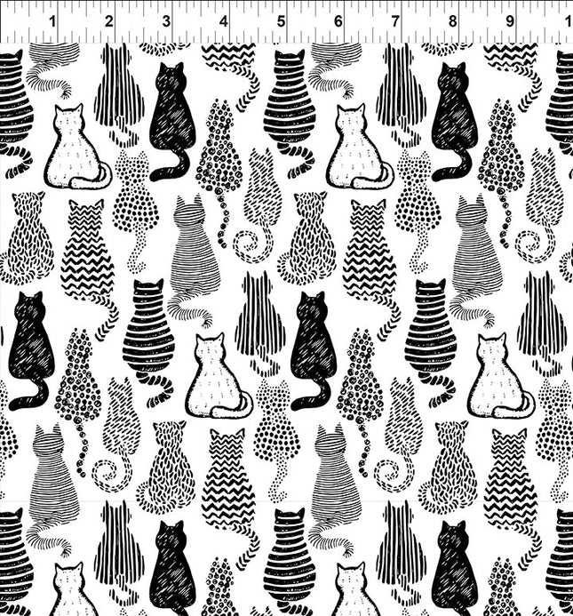 In The Beginning Sketchbook: 3SK-1 Cats White
