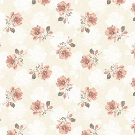 Camelot Rosalind Grey ~ Cream Camellia Stems 50250201-01
