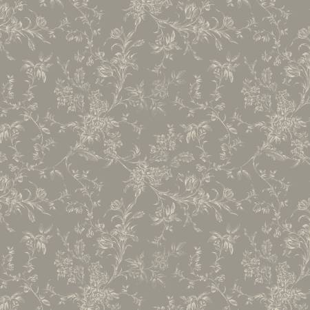 Camelot Rosalind Grey ~ Grey Floral Sketches 50250203-01