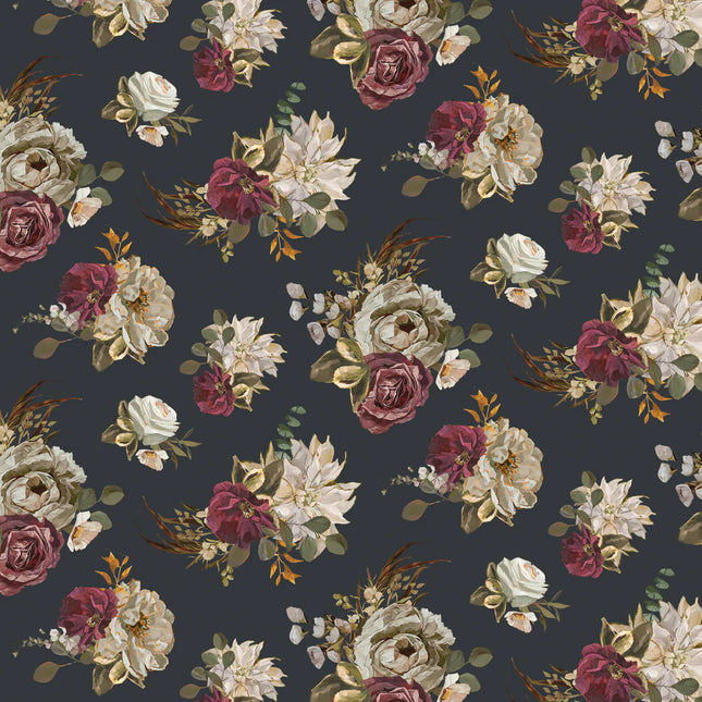 Camelot Dark Romance Collection ~ Blooming Beauty - CHARCOAL 52240102-02