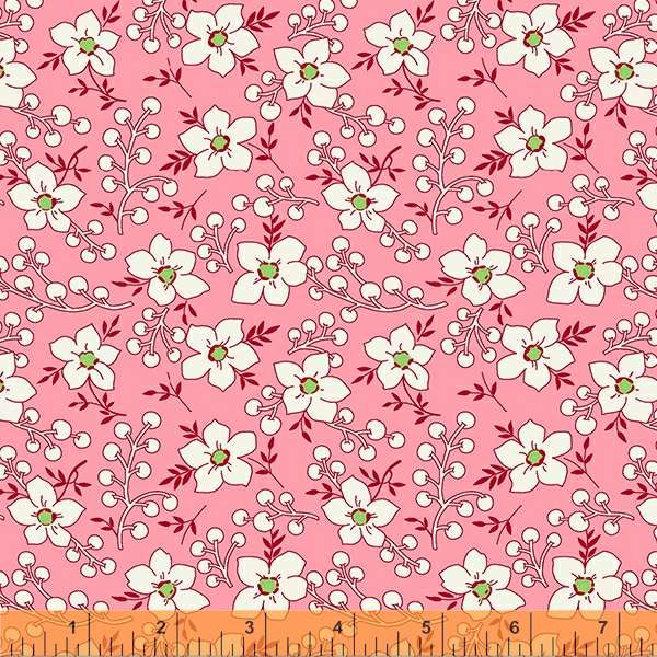 Windham Fabrics Storybook '22 Flowers and Berries; Pink