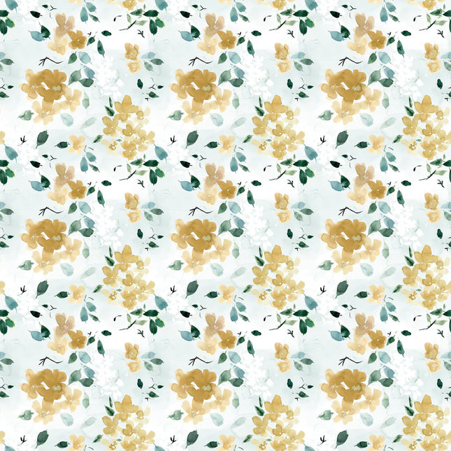 Camelot Golden Hour ~ Golden Petals - WHITE 	55240302-01