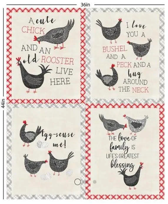 Camelot ~ Hen House Collection Hen House Panel 55250108P-01