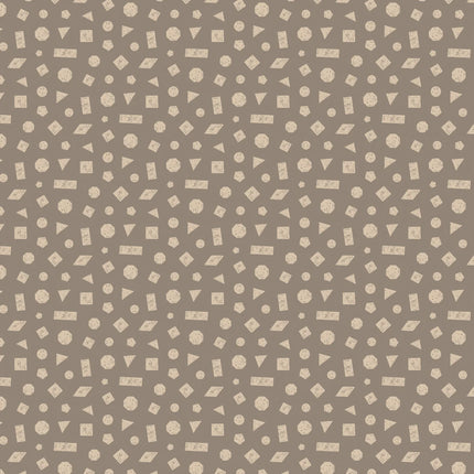 Camelot Pawsitively Adorable - Tossed Shape: Dark Taupe
