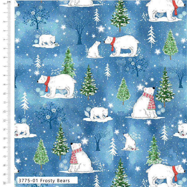 Craft Cotton Co. A-Roar A-Frost – Frosty Bears by Susan Wheeler