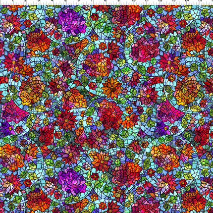 In The Beginning Fabrics Dear Clara - Multi Roses 6DCL-1