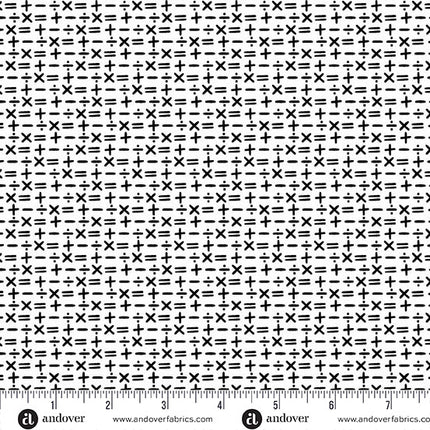 Andover Back to School by Seek to Spring Math Symbols White SKU: A-10247-L