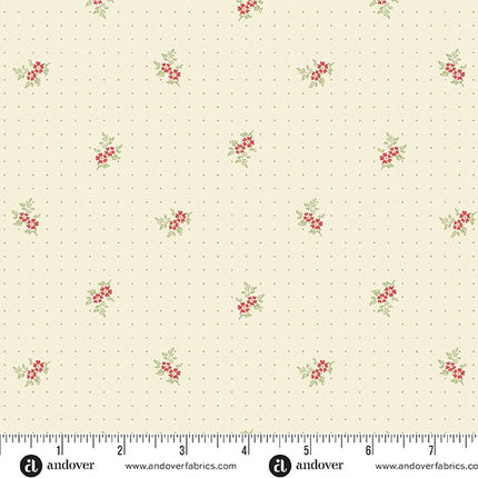 Andover Snow Flurry by Laundry Basket Quilts Sweet Treat Cream: A-10309-L