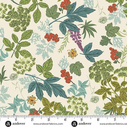Andover Nordic Summer by Gudrun Erla Wild Flora Buttermilk: A-10320-L