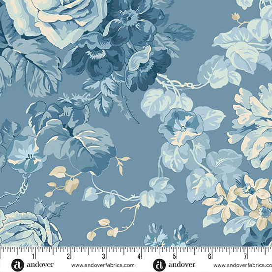 Andover Special Delivery by Laundry Basket Quilts Rose Bouquet Twill SKU: A-10467-B1