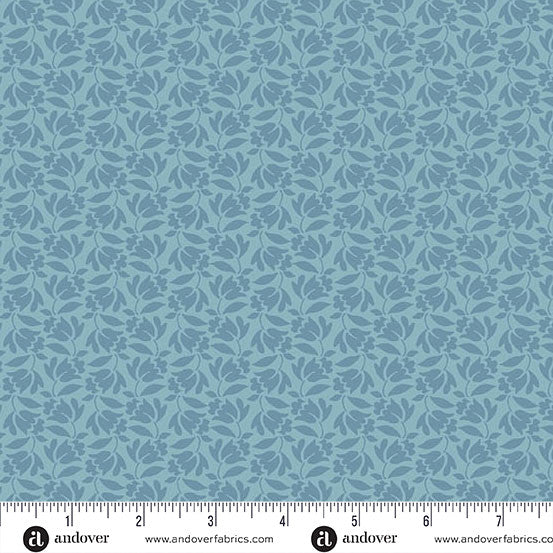 Andover Special Delivery by Laundry Basket Quilts Lilybell Faded Blue SKU: A-10474-B1