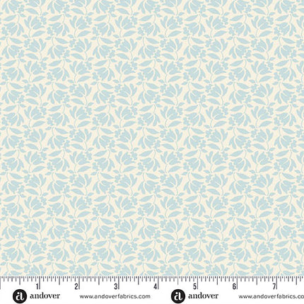 Andover Special Delivery by Laundry Basket Quilts Lilybell Ice SKU: A-10474-BL