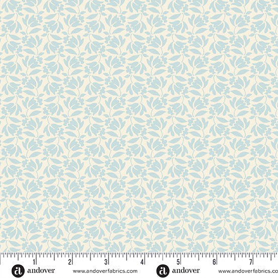Andover Special Delivery by Laundry Basket Quilts Lilybell Ice SKU: A-10474-BL