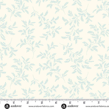 Andover Special Delivery by Laundry Basket Quilts Tree Fern Cornflower SKU: A-10484-L