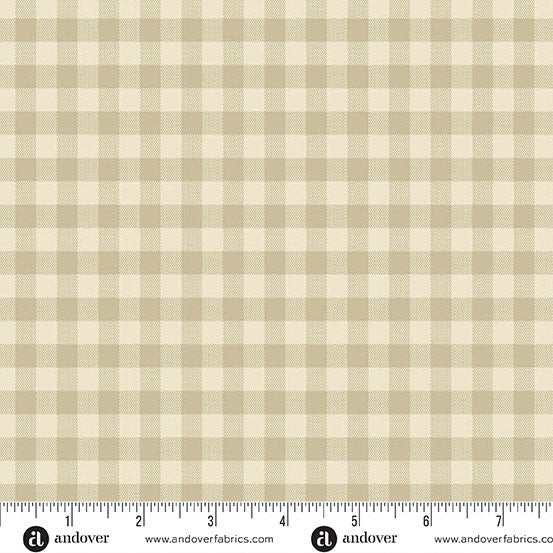Andover Special Delivery by Laundry Basket Quilts Gingham Linen SKU: A-1673-LN