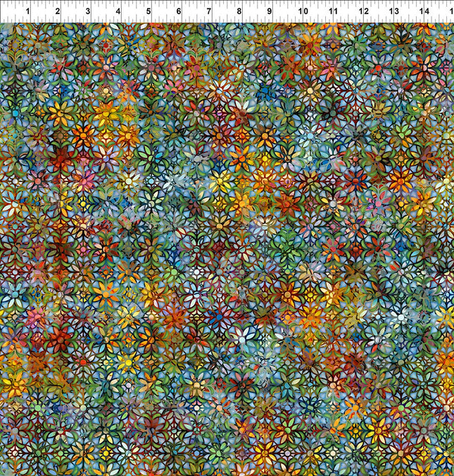 In The Beginning Fabrics Dear Clara - Multi Mosaic 7DCL-1
