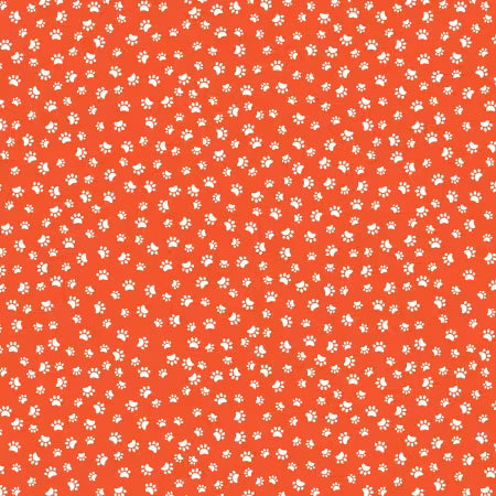 Camelot Cattitude Red Paw Prints: 98250104-01