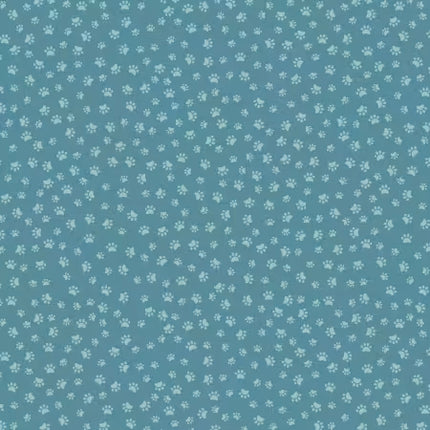 Camelot Cattitude Denim Paw Prints: 98250104-02