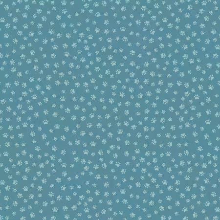 Camelot Cattitude Denim Paw Prints: 98250104-02
