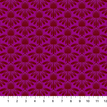 Anna Maria Textiles Indelible Coneflower Magenta AMT1001-26L