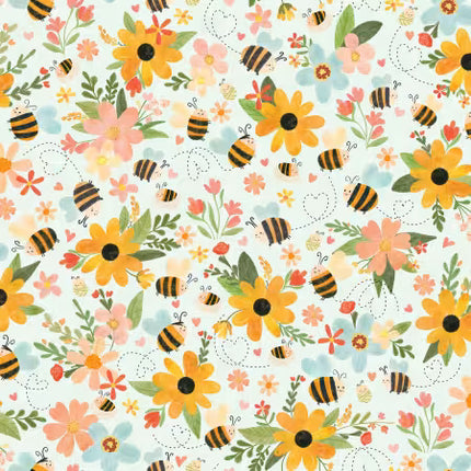 P&B Textiles Be My Baby ~ Proud Parent Allover: BMBA6385-LM