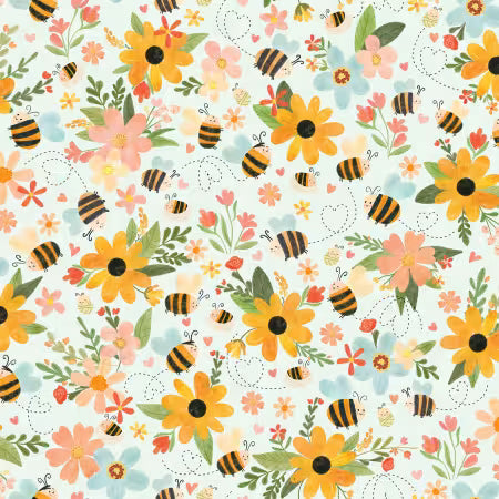 P&B Textiles Be My Baby ~ Proud Parent Allover: BMBA6385-LM