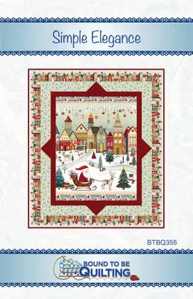 Nordic Holiday Village Simple Elegance Quilt Kit