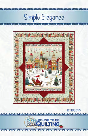 Nordic Holiday Village Simple Elegance Quilt Kit