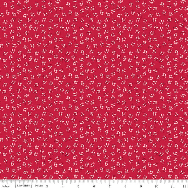 Riley Blake Berry & Sage ~ Corsage Jazzberry C17386-JAZZBERRY