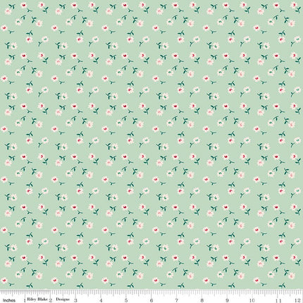Riley Blake Berry & Sage ~ Daisy Sage C17395-SAGE