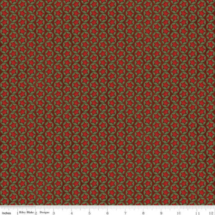 Riley Blake Northern Christmas Stars Red SKU: C17834-RED