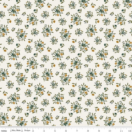 Riley Blake Worth Repeating Floral Cloud: C18261-CLOUD