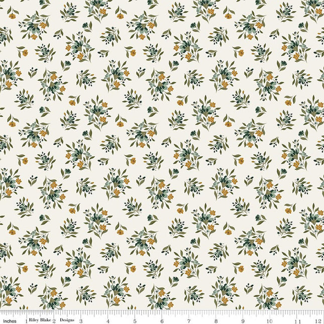 Riley Blake Worth Repeating Floral Cloud: C18261-CLOUD